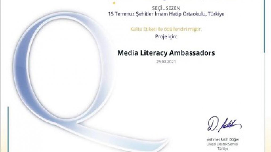 Media Literacy Ambassadors (Medya Okuryazarlığı Elçileri)